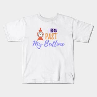 "I Read Past My Bedtime" Book Lover Kids T-Shirt